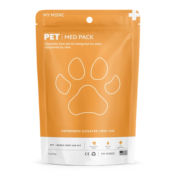 Pet First Aid Med Pack – Vet Approved Travel Camping Safety Kit- My Medic